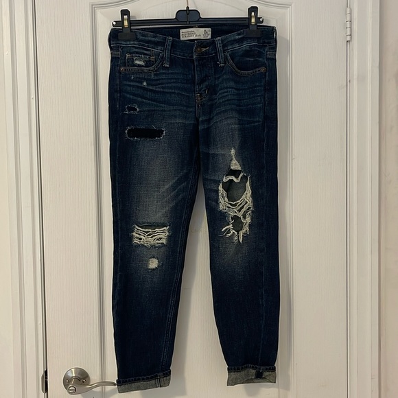ABERCROMBIE&FITCH Boyfriend ripped jeans - Picture 2 of 5